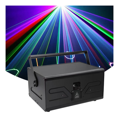 10 Вт полноцветный RGB лазерный свет TUV сертифицирован для шоу на сцене DJ Дискотека Рождество