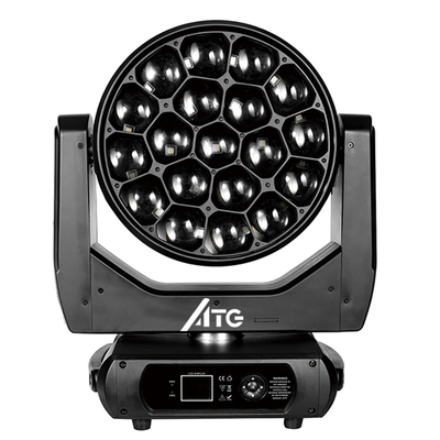 DMX512 Сцена освещения DJ Освещение оборудование 19*20W Bee Eye Zoom Движущиеся фары для событий сцены свадебной дискотеки